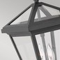 Preview: Elstead Alford Place Außen-Außenwandleuchte E14 2-fach 37cm Museum Schwarz Klar IP44