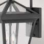 Preview: Elstead Alford Place Außen-Außenwandleuchte E14 2-fach 37cm Museum Schwarz Klar IP44