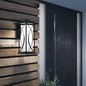 Preview: Elstead Ashbern Außen-Außenwandleuchte E27 38cm Strukturiertes Schwarz IP44