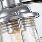 Preview: Elstead Ashland Bay Wandleuchte E27 Poliertes Chrom Klar gerippt IP44