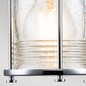 Preview: Elstead Ashland Bay Wandleuchte E27 Poliertes Chrom Klar gerippt IP44