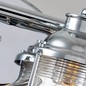 Preview: Elstead Ashland Bay Wandleuchte E27 2-fach Poliertes Chrom Klar gerippt IP44