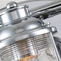 Preview: Elstead Ashland Bay Wandleuchte E27 3-fach Poliertes Chrom Klar gerippt IP44