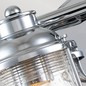 Preview: Elstead Ashland Bay Wandleuchte E27 4-fach Poliertes Chrom Klar gerippt IP44