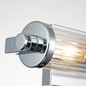 Preview: Elstead Azores Wandleuchte E14 2-fach Poliertes Chrom Klar geriffelt IP44