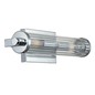 Preview: Elstead Azores Wandleuchte E14 2-fach Poliertes Chrom Klar geriffelt IP44