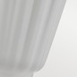 Preview: Elstead Bexley Tischleuchte E27 Weiß und gebürstetes Messing Helles Elfenbein mit goldenem Laminat innen