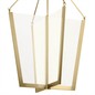 Preview: Elstead Calters LED Hängeleuchte 73cm Champagner-Gold