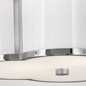 Preview: Elstead Chance Deckenleuchte E27 2-fach Poliertes Nickel mit poliertem Weiß