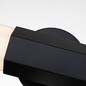 Preview: Elstead Facet LED Wandleuchte 2-fach Mattes Schwarz Opal geätzt IP44