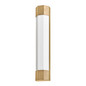 Preview: Elstead Facet  LED Wandleuchte Heritage Messing IP44