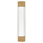 Preview: Elstead Facet  LED Wandleuchte Heritage Messing IP44