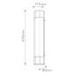 Preview: Elstead Facet  LED Wandleuchte Heritage Messing IP44