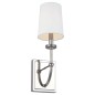Preview: Elstead Felixstowe LED Wandleuchte G9 Poliertes Chrom, weißer Pergamentschirm Weiß IP44