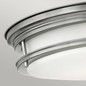 Preview: Elstead Hadrian Deckenleuchte E27 2-fach Antikes Nickel Weiß IP44