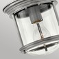 Preview: Elstead Hadrian Deckenleuchte E27 Antikes Nickel Klar IP44