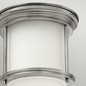 Preview: Elstead Hadrian Deckenleuchte E27 Antikes Nickel Weiß IP44