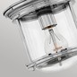 Preview: Elstead Hadrian Deckenleuchte E27 Chrom Klar IP44