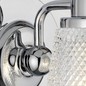 Preview: Elstead Hudson LED Wandleuchte G9 Poliertes Chrom Klar IP44