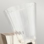 Preview: Elstead Kayva LED Wandleuchte 25cm Poliertes Nickel Klar facettiert IP44