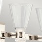 Preview: Elstead Kayva LED Wandleuchte 4-fach Poliertes Nickel Klar facettiert IP44