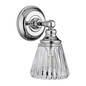 Preview: Elstead Keynes LED Wandleuchte G9 Poliertes Chrom Klar IP44