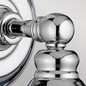Preview: Elstead Keynes LED Wandleuchte G9 Poliertes Chrom Klar IP44