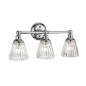 Preview: Elstead Keynes LED Wandleuchte G9 3-fach Poliertes Chrom Klar IP44