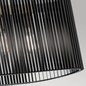 Preview: Elstead Linara Hängeleuchte E27 5-fach Schwarz und Naturmessing