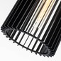 Preview: Elstead Linara Hängeleuchte E27 Schwarz und Naturmessing