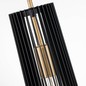 Preview: Elstead Linara Hängeleuchte E27 Schwarz und Naturmessing