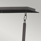 Preview: Elstead Ludlow Hängeleuchte E27 8-fach Gebürstetes Graphit