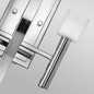 Preview: Elstead Mondo LED Wandleuchte G9 2-fach Poliertes Chrom Weiß