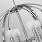 Preview: Elstead Mondo LED Kronleuchter G9 8-fach Poliertes Chrom Weiß