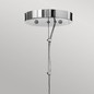 Preview: Elstead Mondo LED Kronleuchter G9 8-fach Poliertes Chrom Weiß