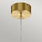 Preview: Elstead Moonlit LED Hängeleuchte Champagner-Gold Zirkonia