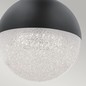 Preview: Elstead Moonlit LED Hängeleuchte Mattes Schwarz Zirkonia