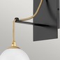 Preview: Elstead Nula Wandleuchte E14 Muschelweiß und Luxe-Gold Weiß-goldfarben innen