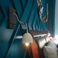 Preview: Elstead Nula Wandleuchte E14 Muschelweiß und Luxe-Gold Weiß-goldfarben innen