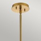 Preview: Elstead Pim LED Kronleuchter G9 5-fach Fuchs-Gold Satinierter, ummantelter Opal IP44