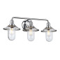 Preview: Elstead Rigby Wandleuchte E27 3-fach Poliertes Chrom Klar IP44