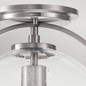 Preview: Elstead Somerset Deckenleuchte E27 Nickel gebürstet Klar