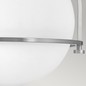 Preview: Elstead Somerset Deckenleuchte E27 Nickel gebürstet Opal