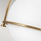 Preview: Elstead Somerset Deckenleuchte E27 Heritage Messing Opal