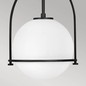 Preview: Elstead Somerset Hängeleuchte E27 Schwarz Opal