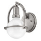 Preview: Elstead Somerset Wandleuchte E27 Nickel gebürstet