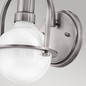 Preview: Elstead Somerset Wandleuchte E27 Nickel gebürstet
