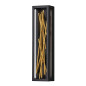 Preview: Elstead Styx LED Wandleuchte Schwarz und vergoldetes Gold