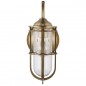 Preview: Elstead Urban Restoration Wandleuchte E27 Dunkles Antikmessing Klar IP44