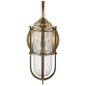 Preview: Elstead Urban Restoration Wandleuchte E27 Dunkles Antikmessing Klar IP44